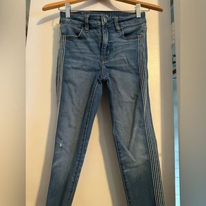 American eagle High rise jegging crop